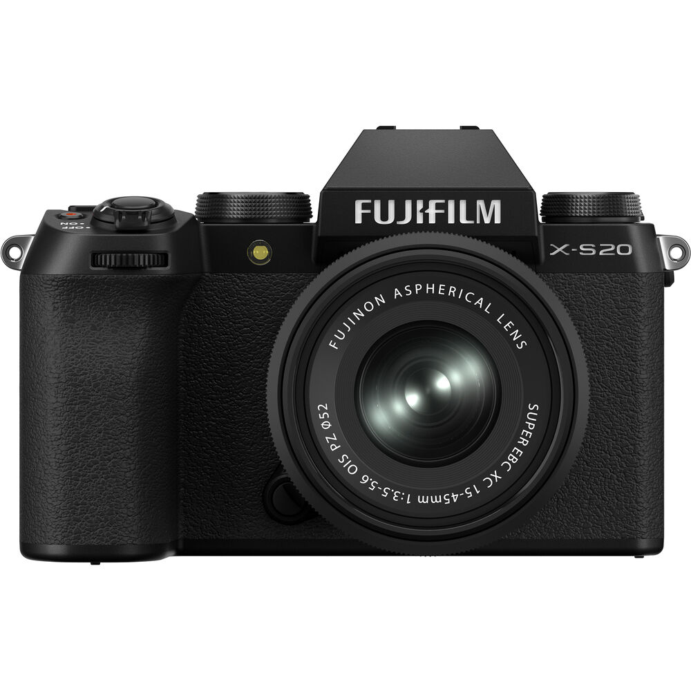 FUJIFILM X-S20 Mirrorless Camera with 15-45mm Lens (Black