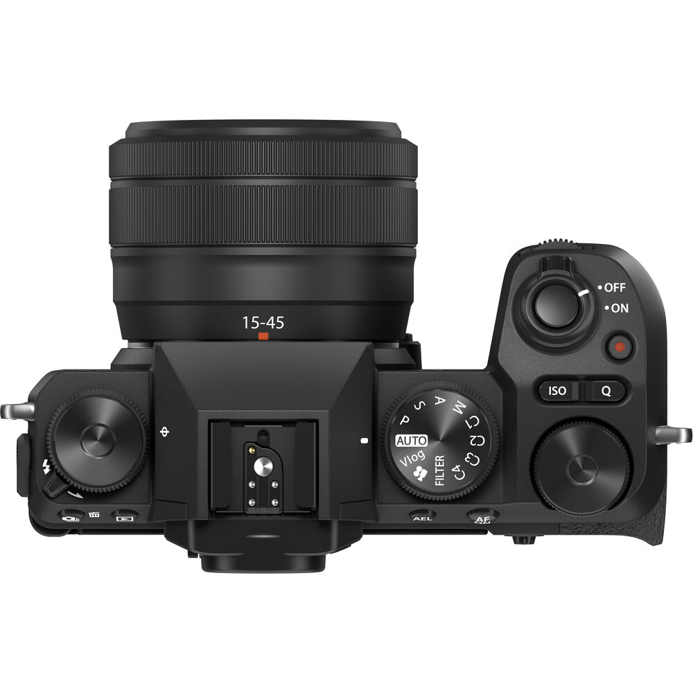 FUJIFILM X-S20 Mirrorless Camera with 15-45mm Lens (Black