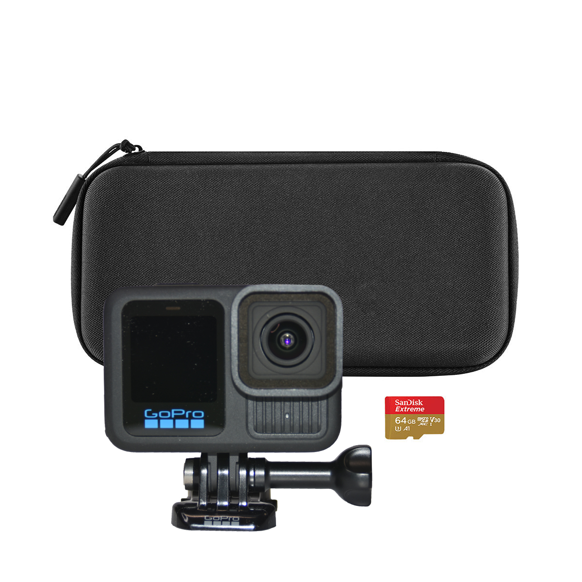 Kit Accessoires Protection GoPro Hero 13 – Coque Silicone, Verre Trempé, Cache Batterie, Lanière