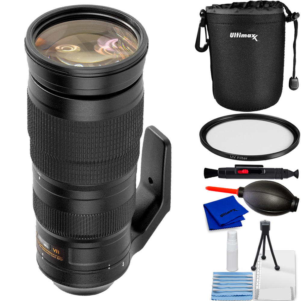 Nikon AF-S NIKKOR 200-500mm f/5.6E ED VR Lens 20058 - 7PC