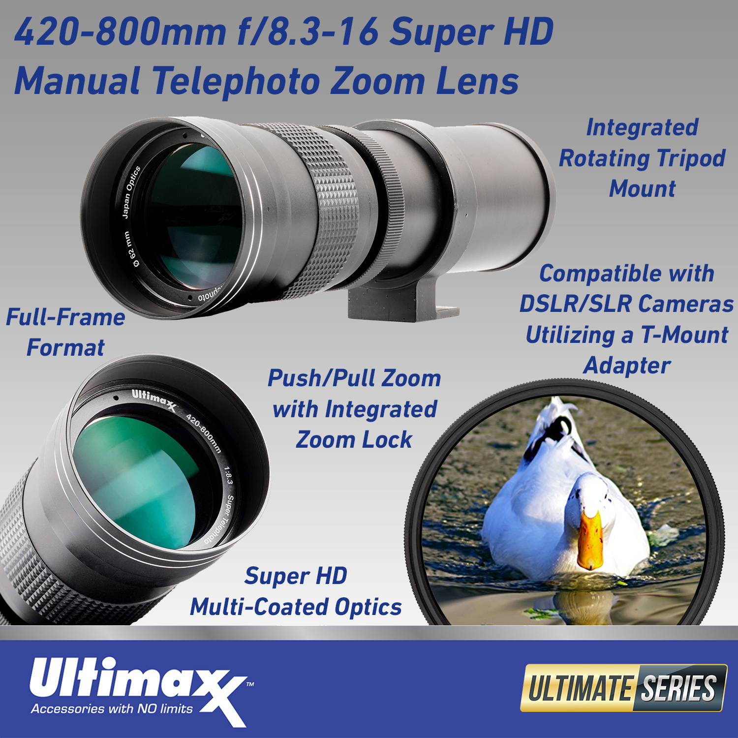 Nikon D5600 DSLR with AF-P DX 18-55mm + 420-800mm Lenses - Top