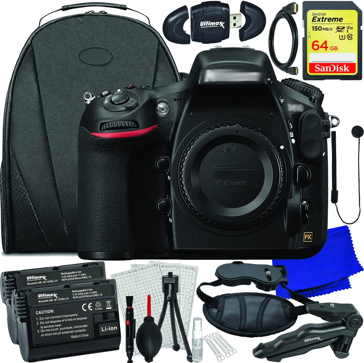 9412ショット！ Nikon d810 フルセット 美品 Nikon D810 DSLR Camera (Body Only) 1542 - 12PC 64GB