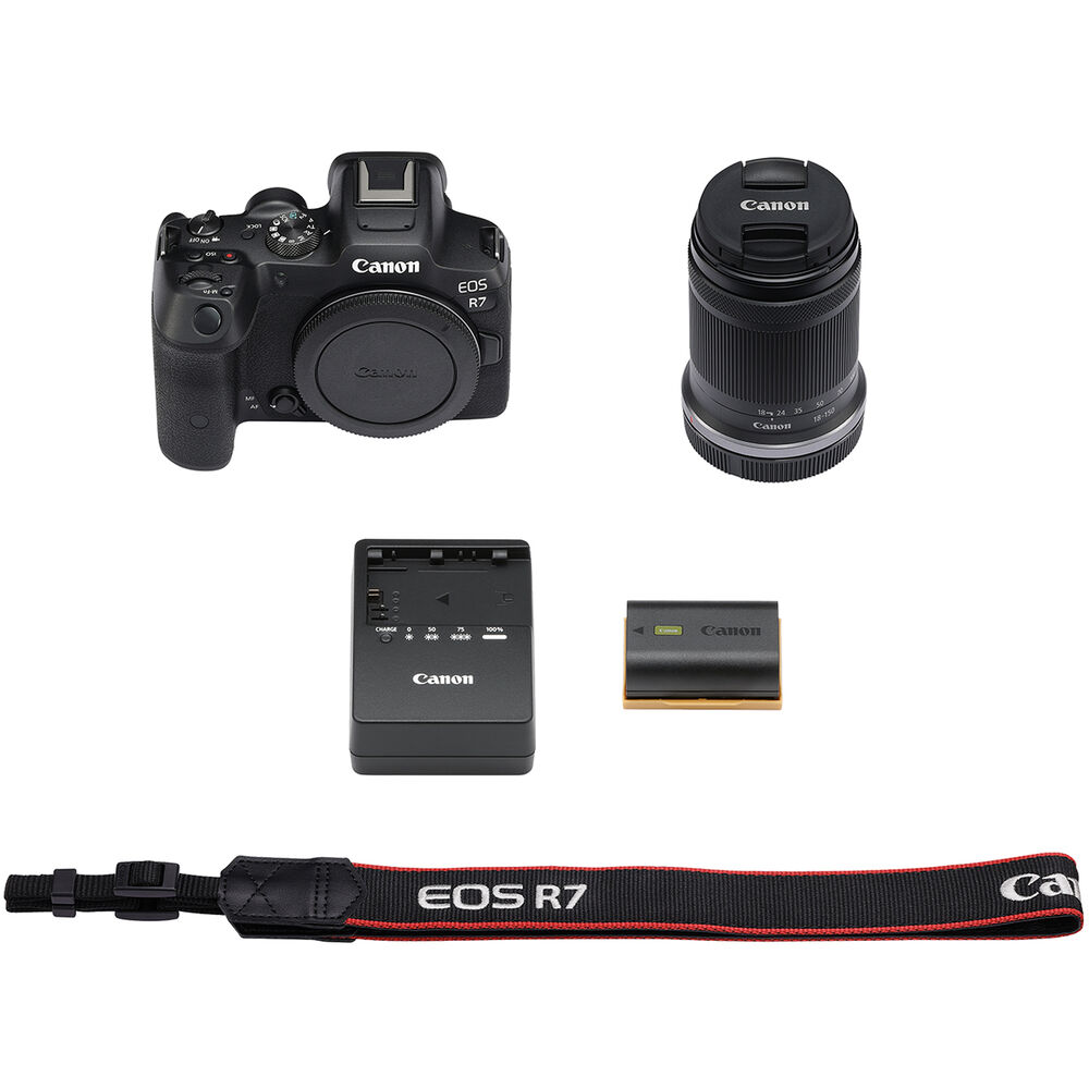 Canon EOS R7 Mirrorless Camera with 18-150mm + RF 75-300mm f/4-5.6