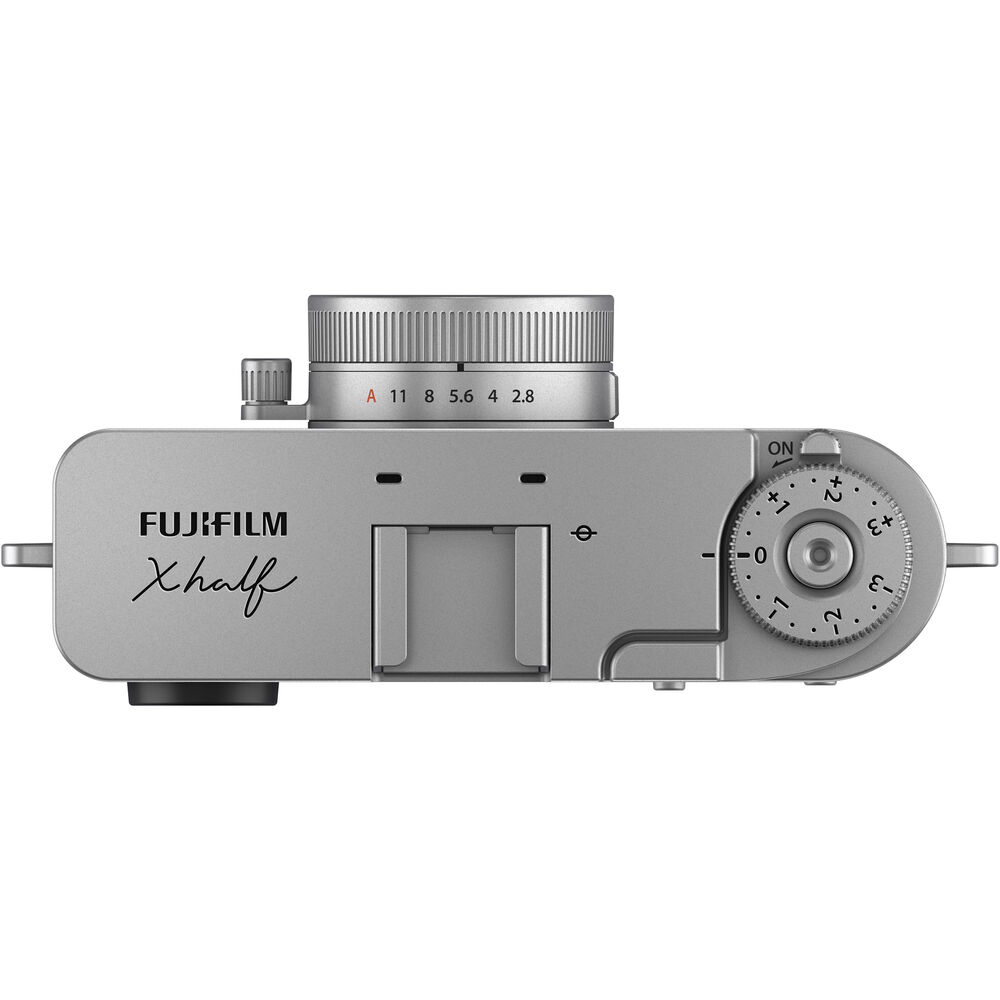 FUJIFILM X half Digital Camera (Silver) 16954095 - 12PC Accessory