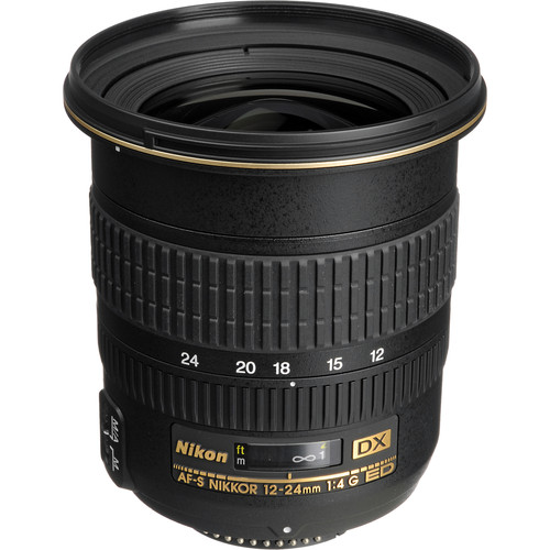 ズームレンズ AF-S NIKKOR 12-24 f4 G ED DX Nikon AF-S DX Zoom-NIKKOR 12-24mm f/4G IF-ED Lens - Macro