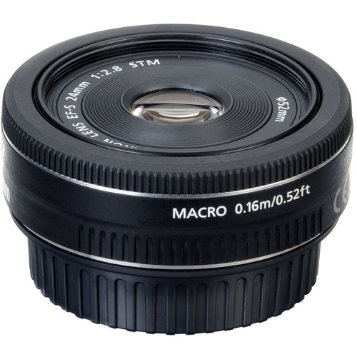 Canon EF-S 24mm f/2.8 STM Lens 9522B002 + Filter Kit + Lens