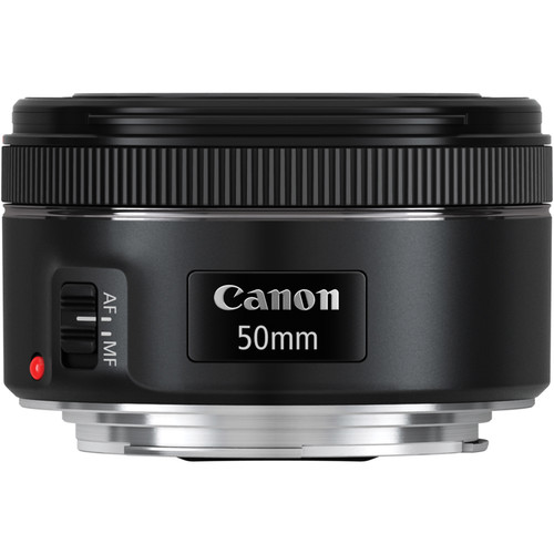 Canon EF 50mm f/1.8 STM Lens 0570C002 + UV Filter + Tulip Hood