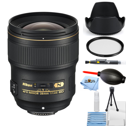Nikon Af S Nikkor 28mm F 1 4e Ed Lens 069 Starter Uv Filter Bundle Ebay