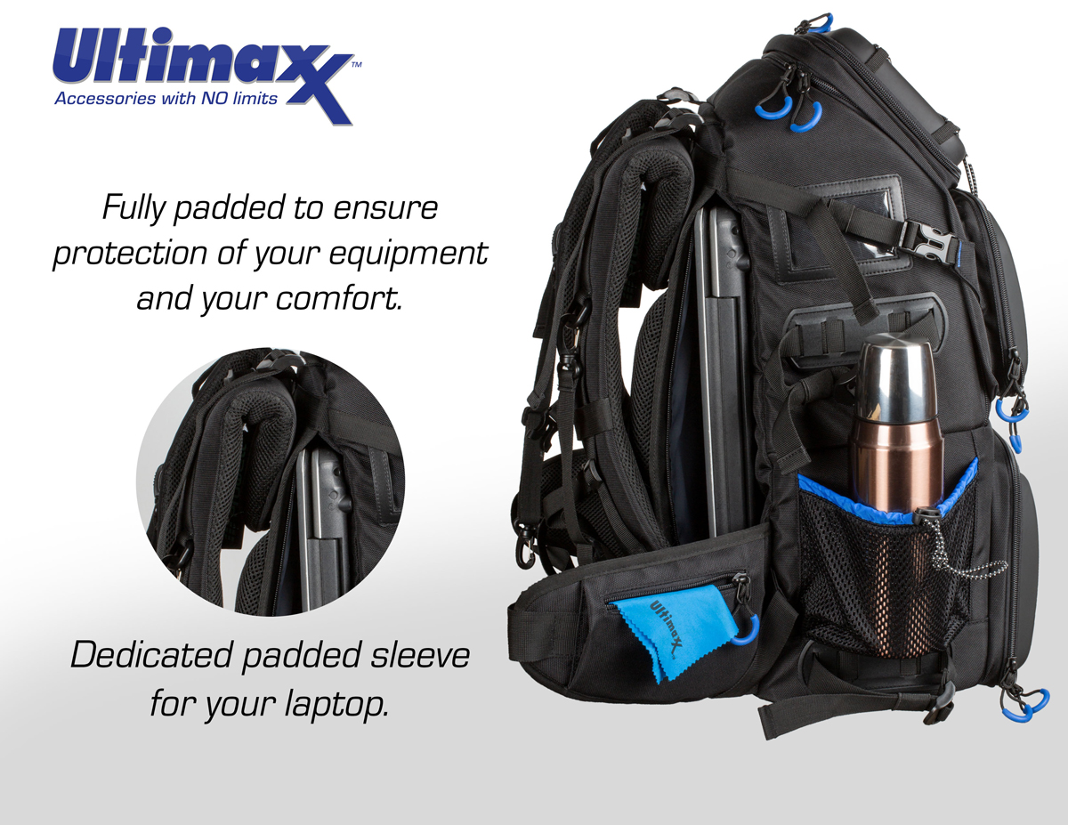 Ultimaxx professional shop deluxe camera backpack