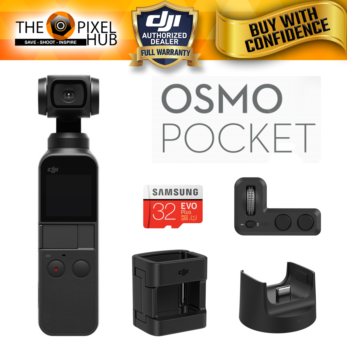 DJI Osmo Pocket Handheld Gimbal Up to 4K Camera with Osmo Pocket ...