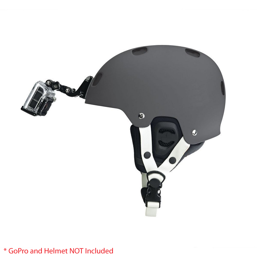 Curved Adhesive Helmet Side Mount for GoPro HERO8 7 6 5 4 3+ 3 Sport ...