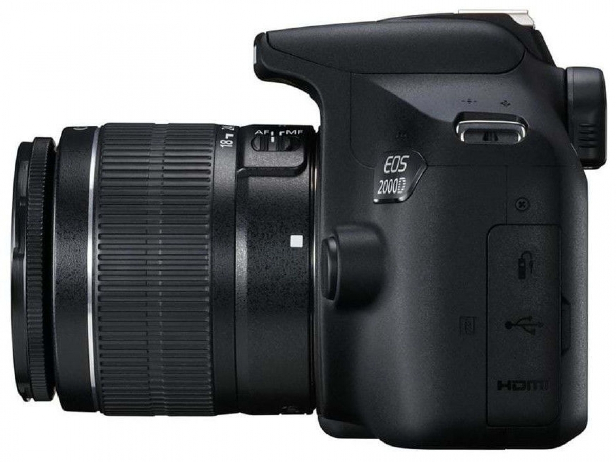 Canon EOS 2000D / Rebel T7 24.1MP DSLR Camera with EF-S 18-55mm