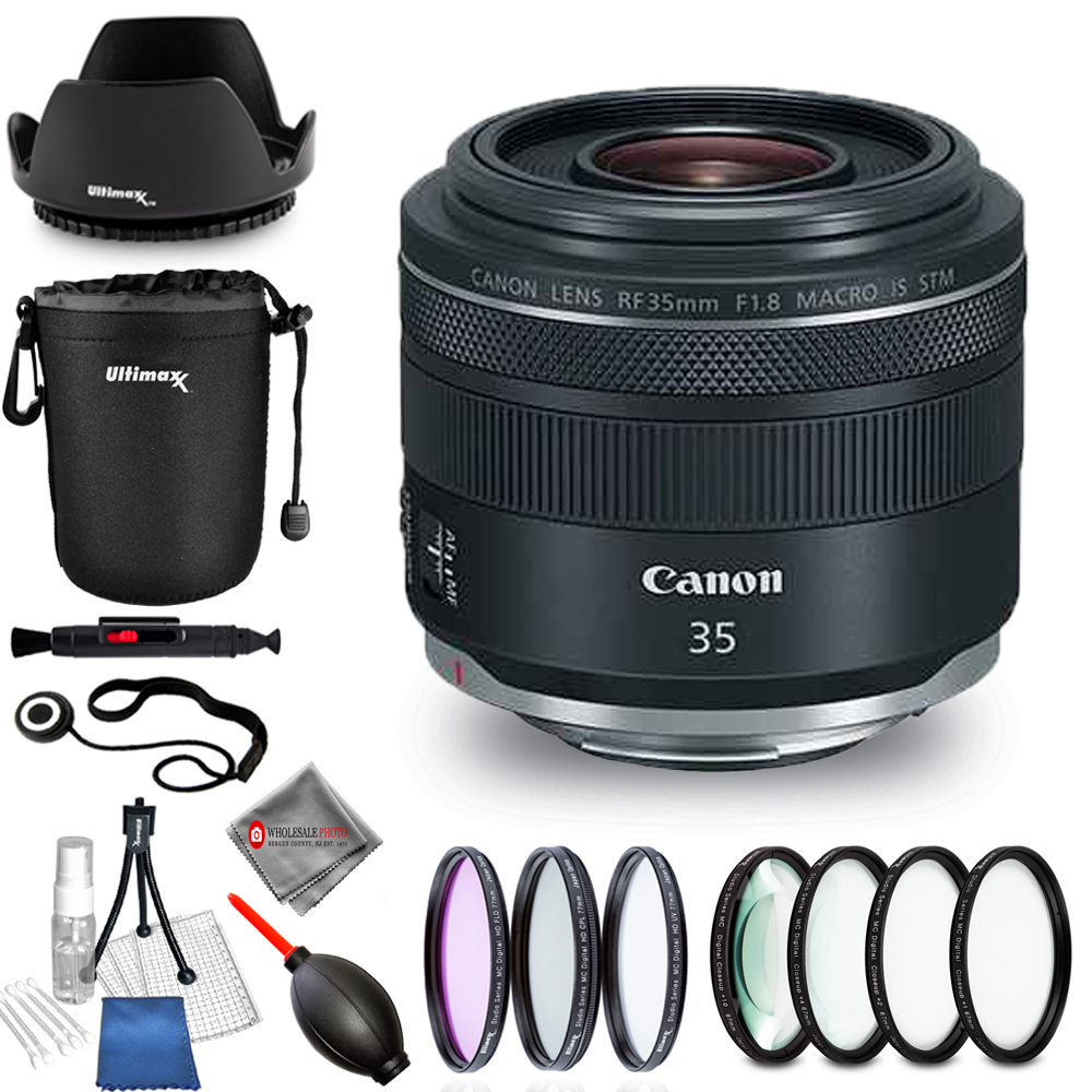 Canon RF 35mm f/1.8 IS Macro STM Lens - Filter Kit Bundle AUTHORIZED ...