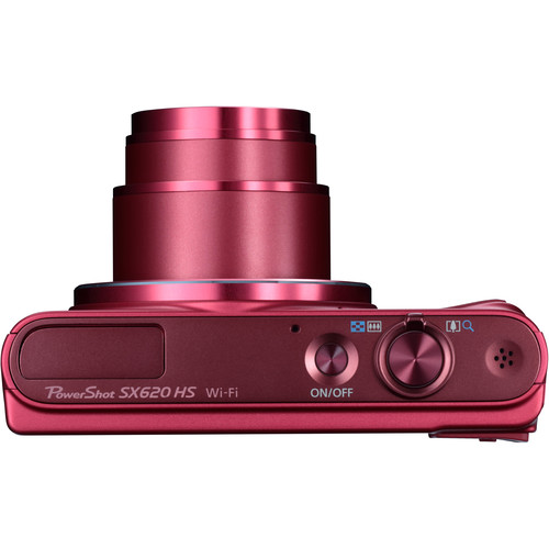 Canon PowerShot SX620 HS Digital Camera (Red) 1073C001