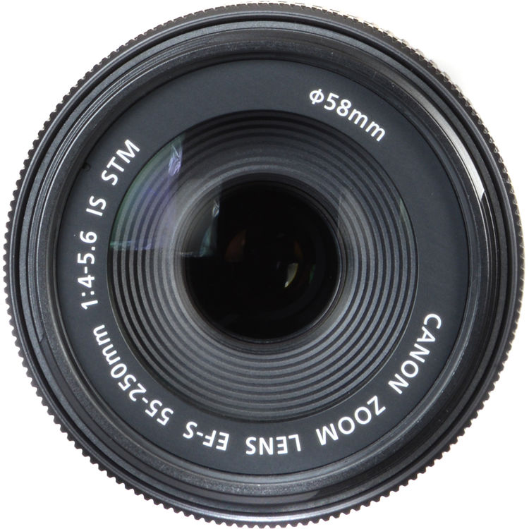 Canon EF-S 55-250mm f/4-5.6 IS STM Lens - 10PC Accessory
