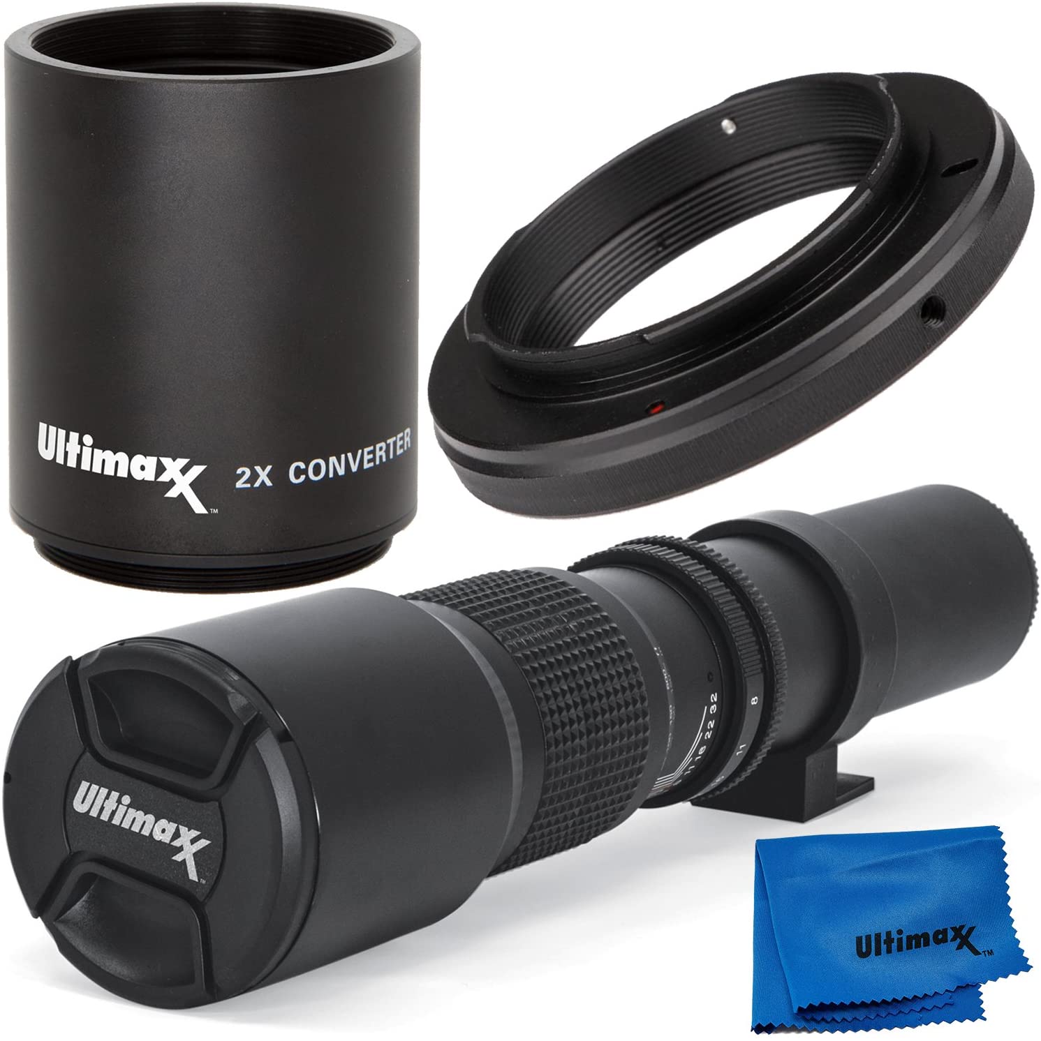 ultimate 500mm 1000mm f 8 manual telephoto lens for nikon Nikon 6g 2197 300mm nikkor dx vr lens af ed ultimate slr 64gb cameras bundle filter digital