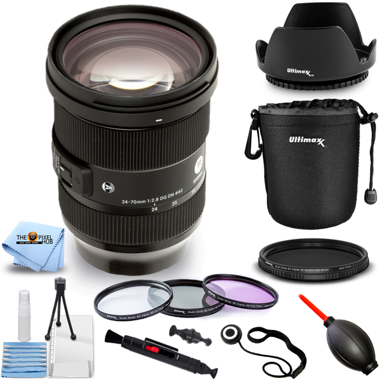 Sigma 2470mm f/2.8 DG DN Art Lens for Sony E 578965 Filter Kit