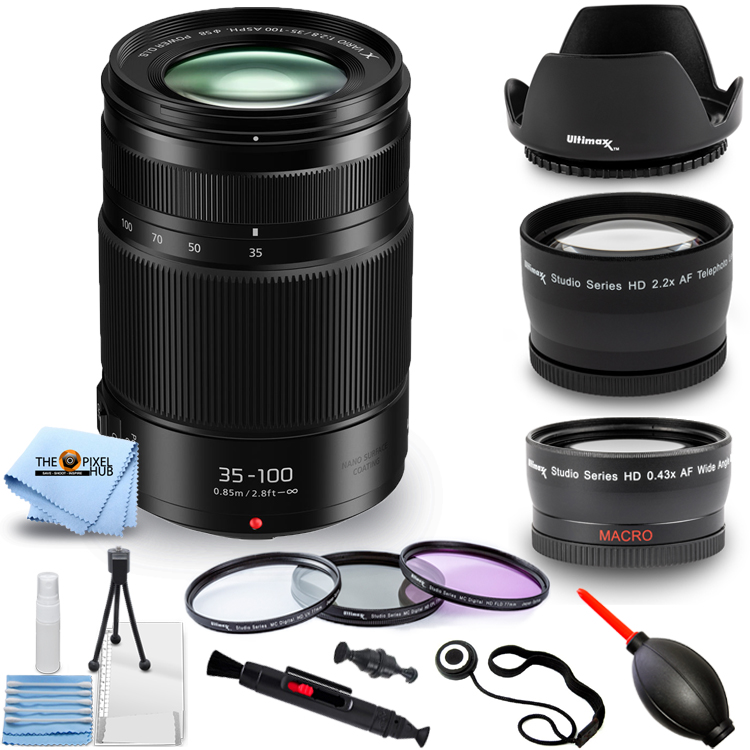 Panasonic Lumix G X Vario 35 100mm F 2 8 Ii Power O I S Lens Filter Kit Bundle Ebay