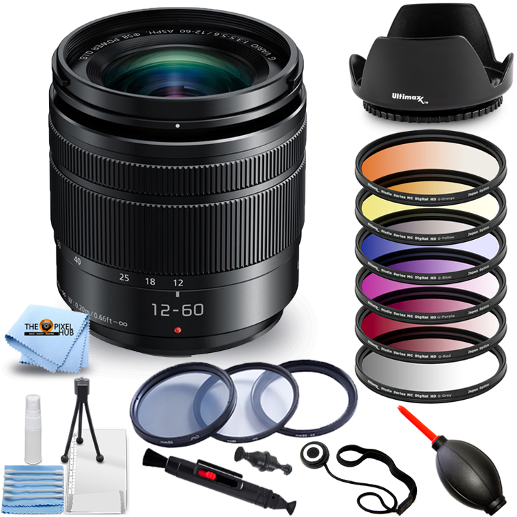 Panasonic Lumix G Vario 12 60mm F 3 5 5 6 Asph Power O I S Lens Filter Kit Ebay