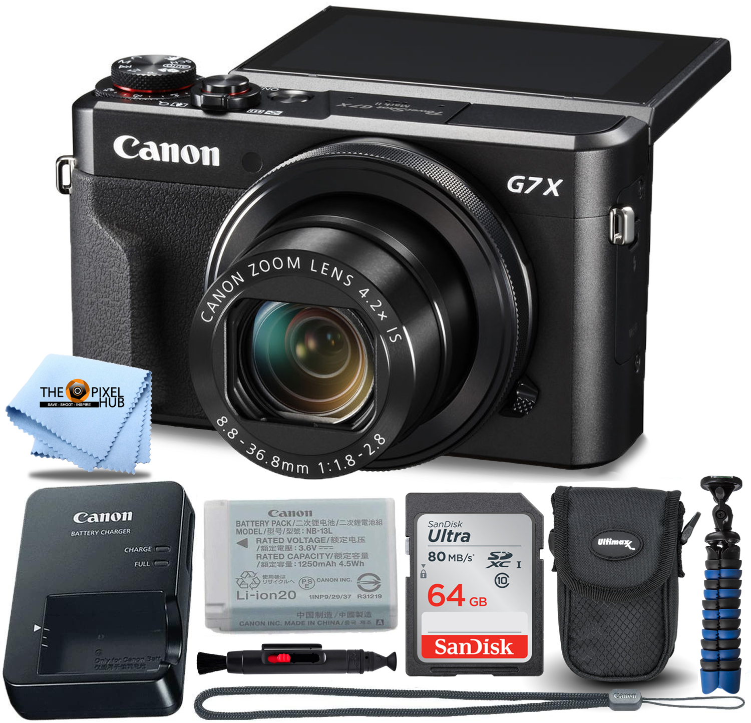 Canon Powershot G7 X Mark Ii Digital Camera 1066c001 64gb Tripod Bundle Ebay