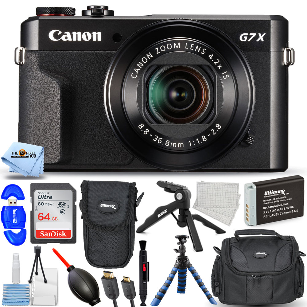 Canon PowerShot G7x Mark II 20.1MP Digital Camera 4.2x Optical Zoom Full-HD  13803269321