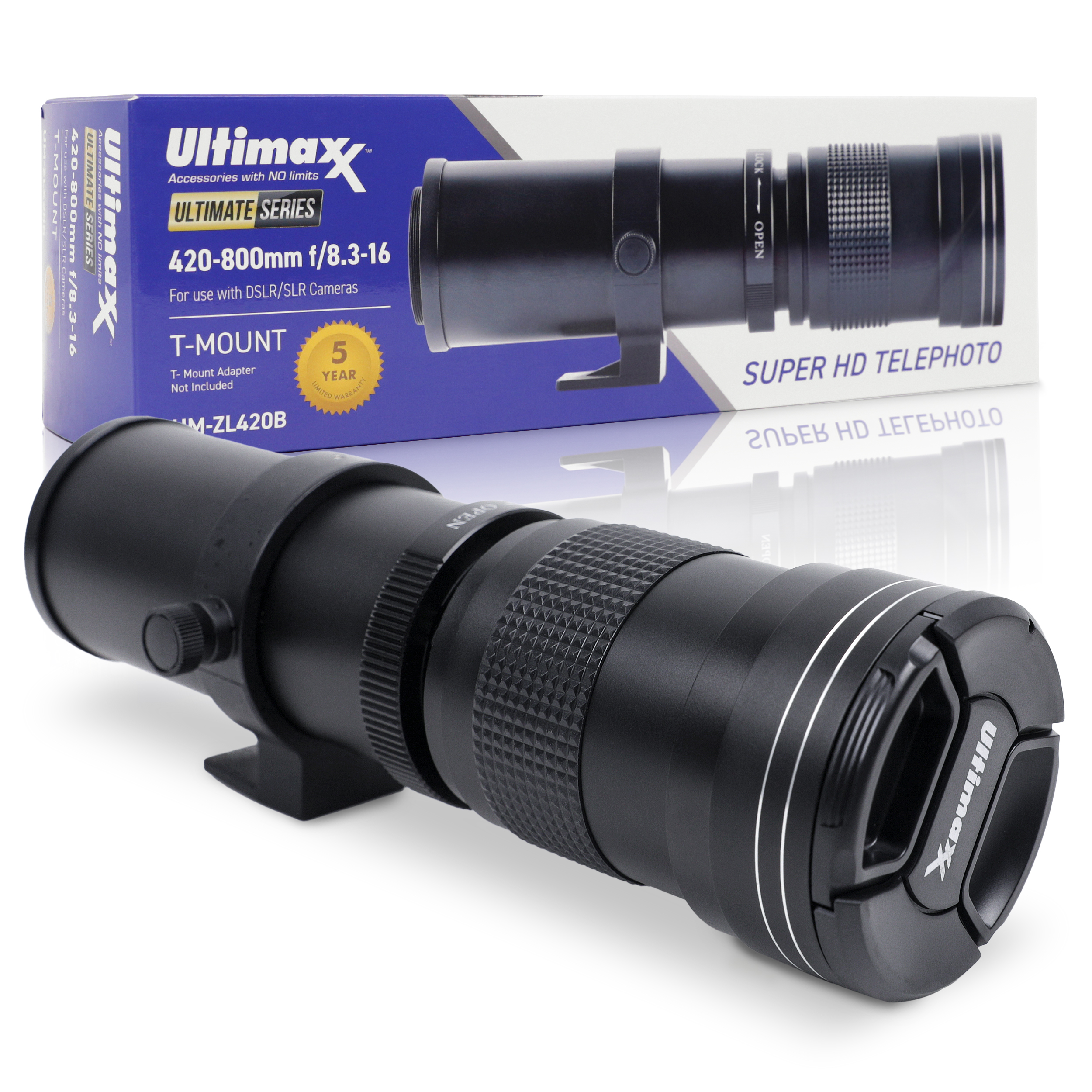 Canon EOS 4000D/Rebel T100 18-55mm III + 75-300mm + 500mm + 420