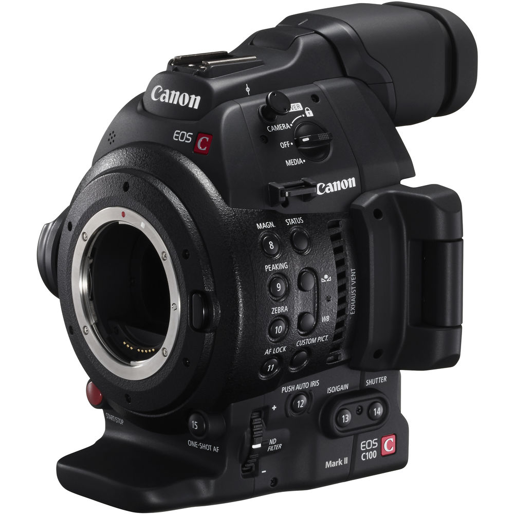Canon EOS C100 Mark II Camera Camcorder - Black for sale
