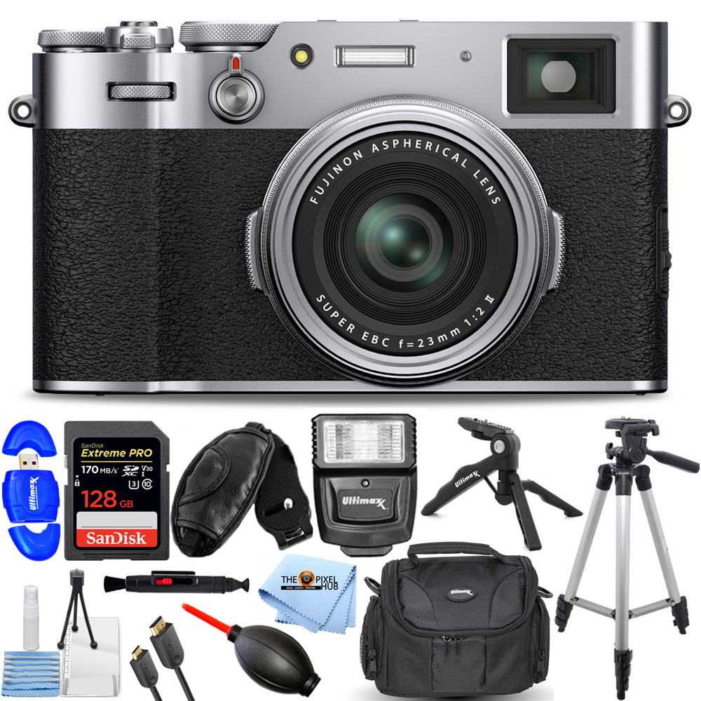 【美品/各種おまけ付】Fujifilm X100V シルバー FUJIFILM X100V Digital Camera (Silver) 16642939 - 12PC