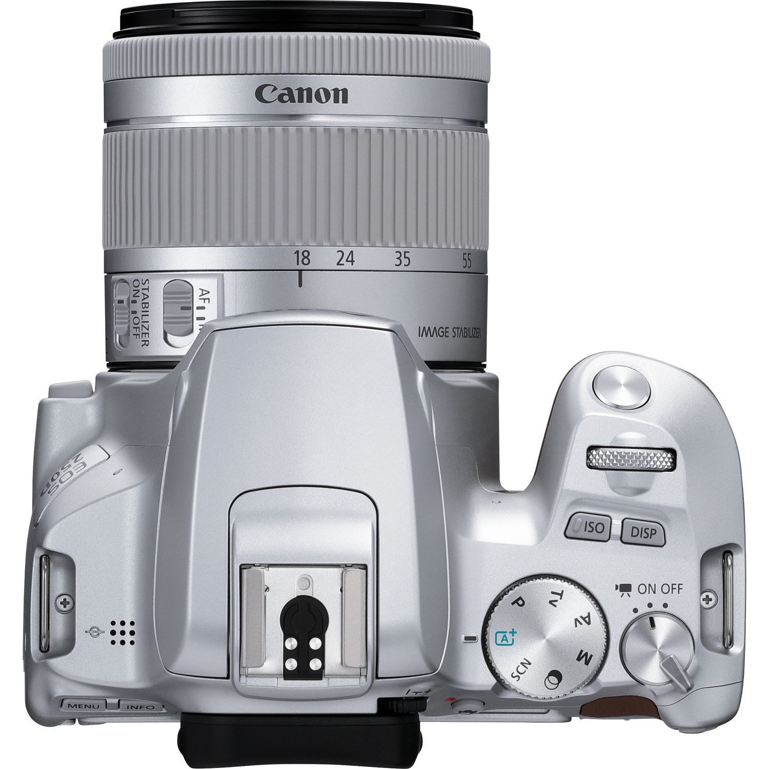 Canon 250D 24MP WiFi Blanca + Objetivo EF-S 18-55mm F4-5.6 IS STM