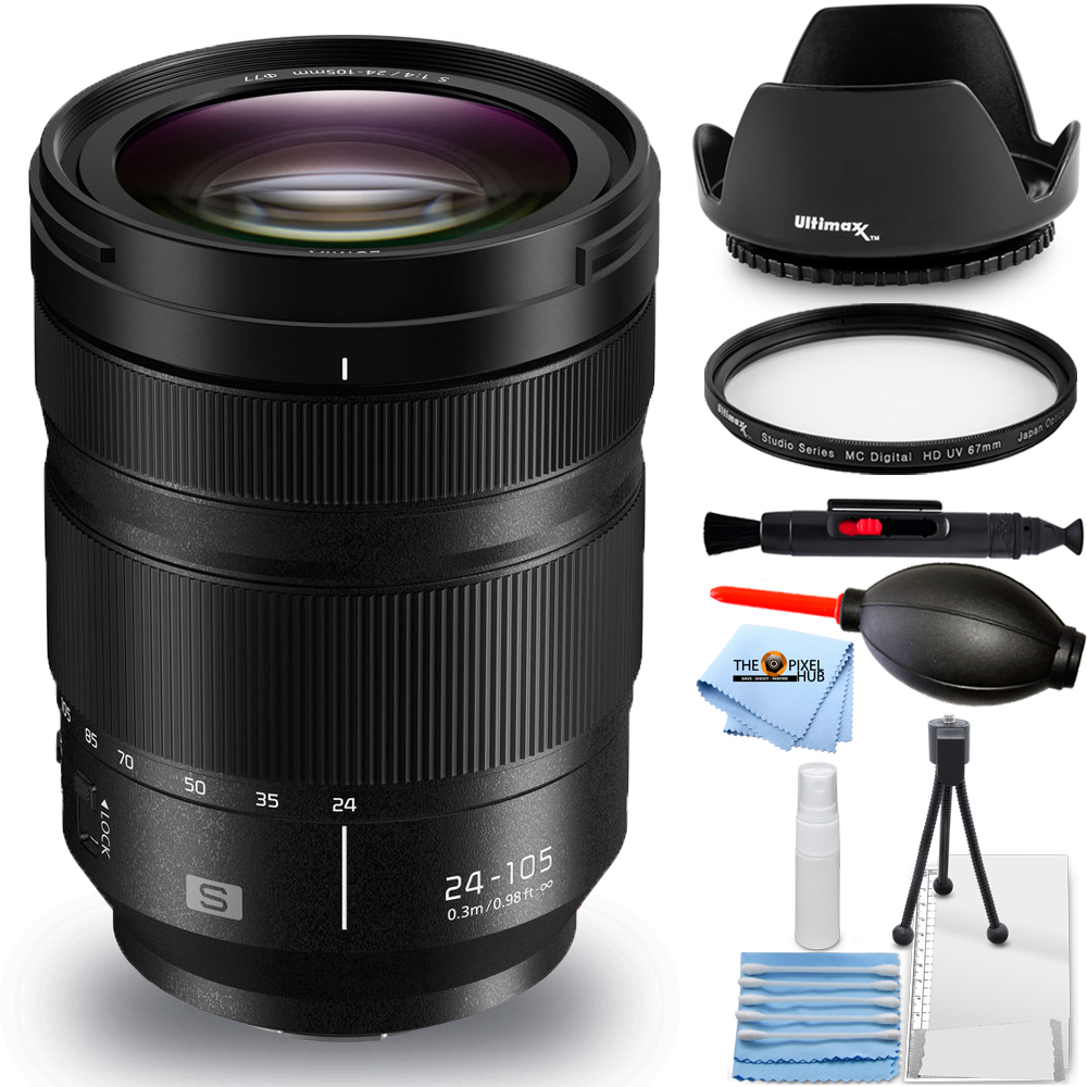 【美品】Panasonic Lumix S 24-105mm S-R24105 Panasonic LUMIX S Series 24-105mm F4 MACRO L-Mount Lens - S