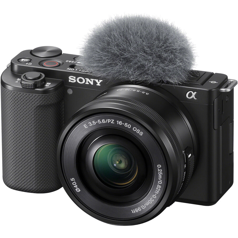 Sony ZV-E10 Mirrorless Camera with 16-50mm Lens (Black