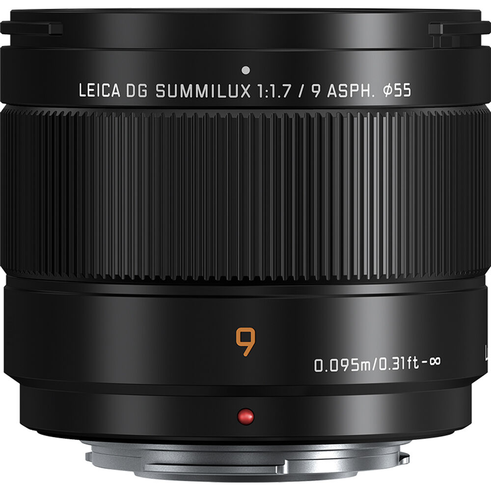Panasonic Leica DG Summilux 9mm f/1.7 ASPH. Lens H-X09 - 7PC