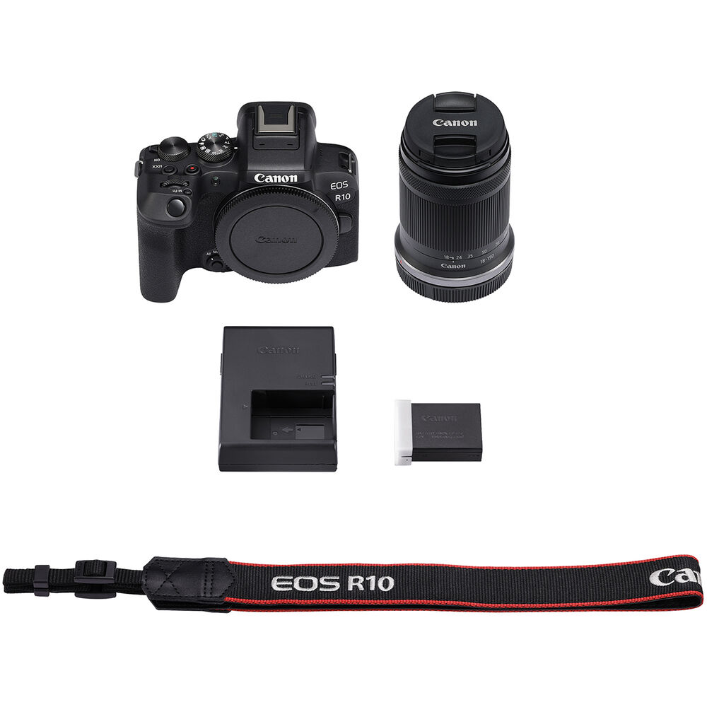 Canon EOS R10 Mirrorless Camera with 18-150mm Lens 5331C016 - 7PC