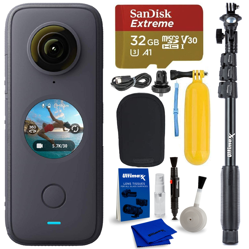 Insta360 ONE X2 360 Degree Digital Video Camera Black CINOSXX/A