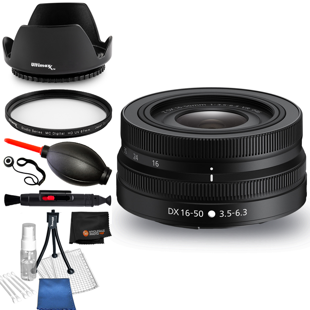 Nikon NIKKOR Z DX 16-50mm f/3.5-6.3 VR Lens (Black) 20084