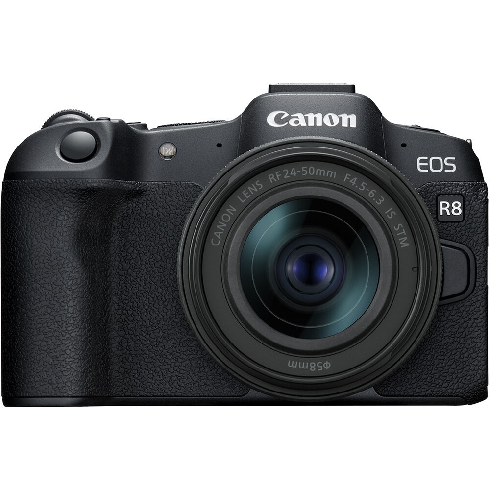 Canon EOS R8 Mirrorless Camera with RF 24-50mm f/4.5-6.3 IS