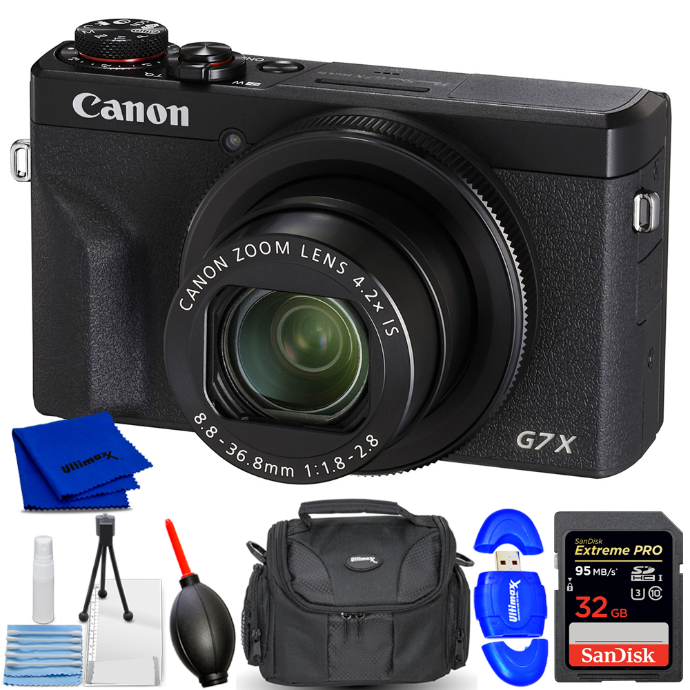 Canon PowerShot G7 X Mark III Digital Camera (Black