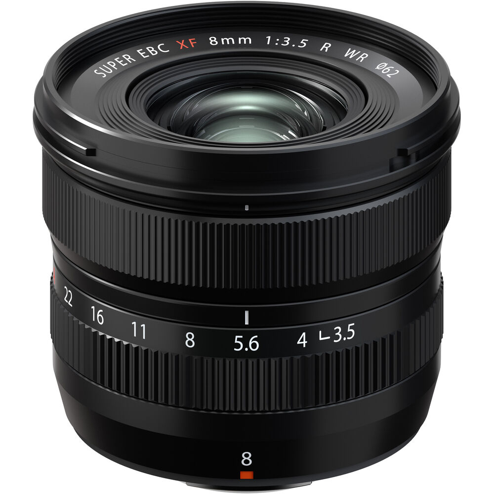 FUJIFILM XF 8mm f/3.5 R WR Lens 16797760 - 7PC Accessory