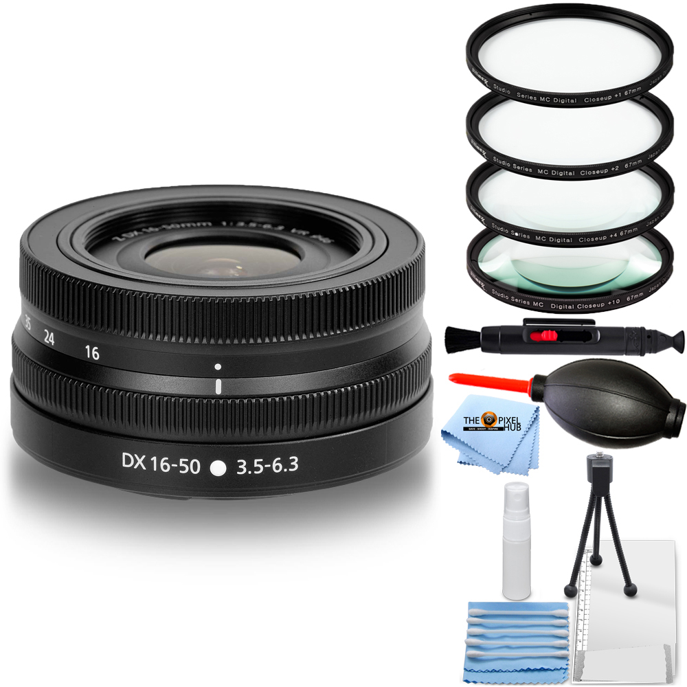 Nikon NIKKOR Z DX 16-50mm f/3.5-6.3 VR Lens 20084 - 9PC