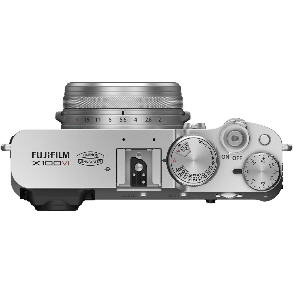 FUJIFILM X100VI Digital Camera (Silver) 16821822 - 12PC Accessory